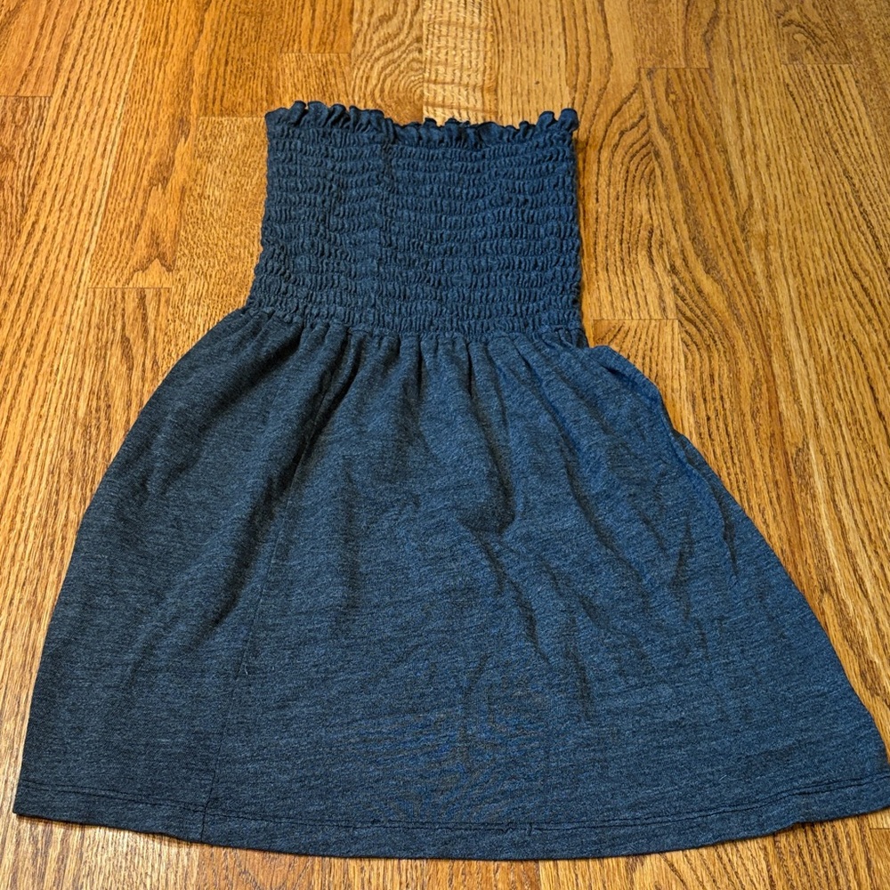 Lucy Girl’s Grey Strapless Dress Size L (14)